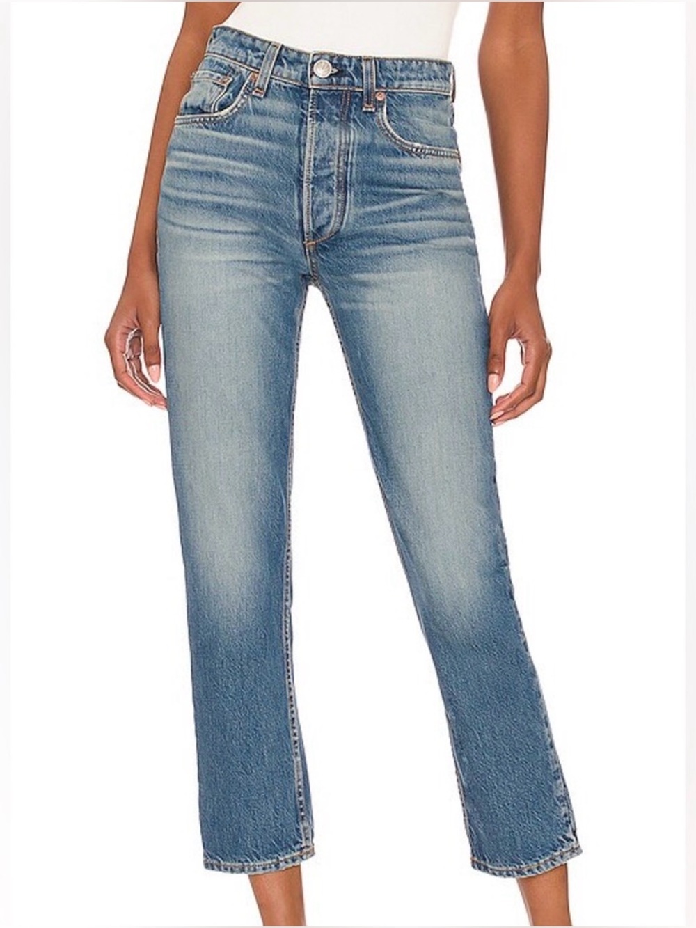 Rag & Bone Nina High Rise Ankle Cigarette Jeans Size 26
